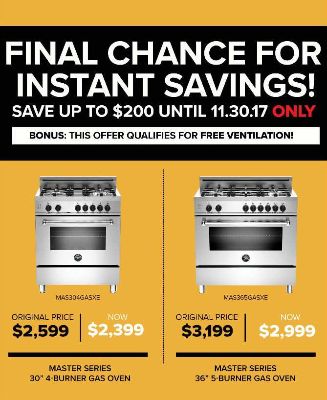 Gift Yourself a Bertazzoni Cooking Range This Holiday Season