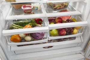 Fruit and vegetable in refrigrator