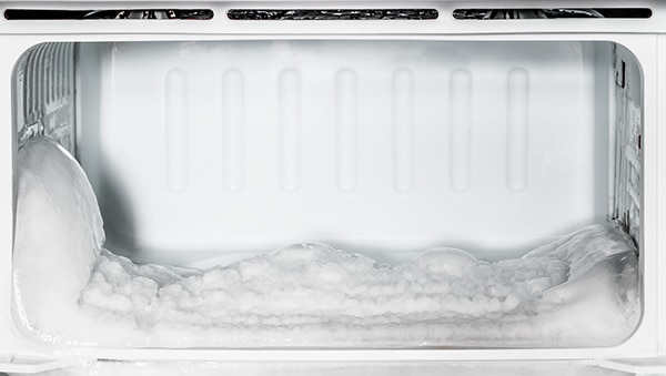 Ice in Freezer
