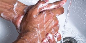 Washing hand