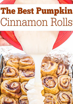 Pumpkin Cinnamon Rolls