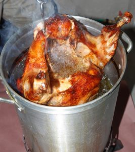 how to put out grease fire deep fry turkey