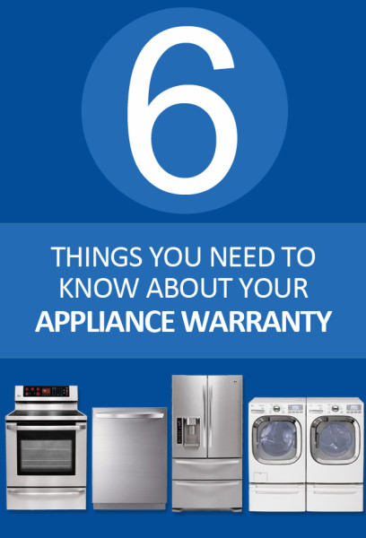 What is covered in my Appliance Warranty