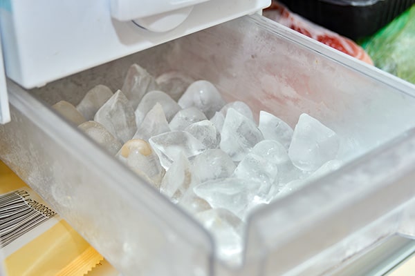 New fridge ice tastes bad