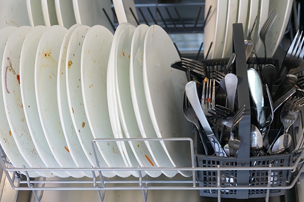 Whirlpool dishwasher leaves dirt on dishes